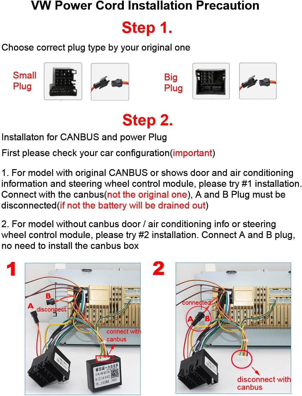 7" Android 14 Apple Carplay for VW Golf 5 6 Passat Polo Touran Tiguan Caddy EOS