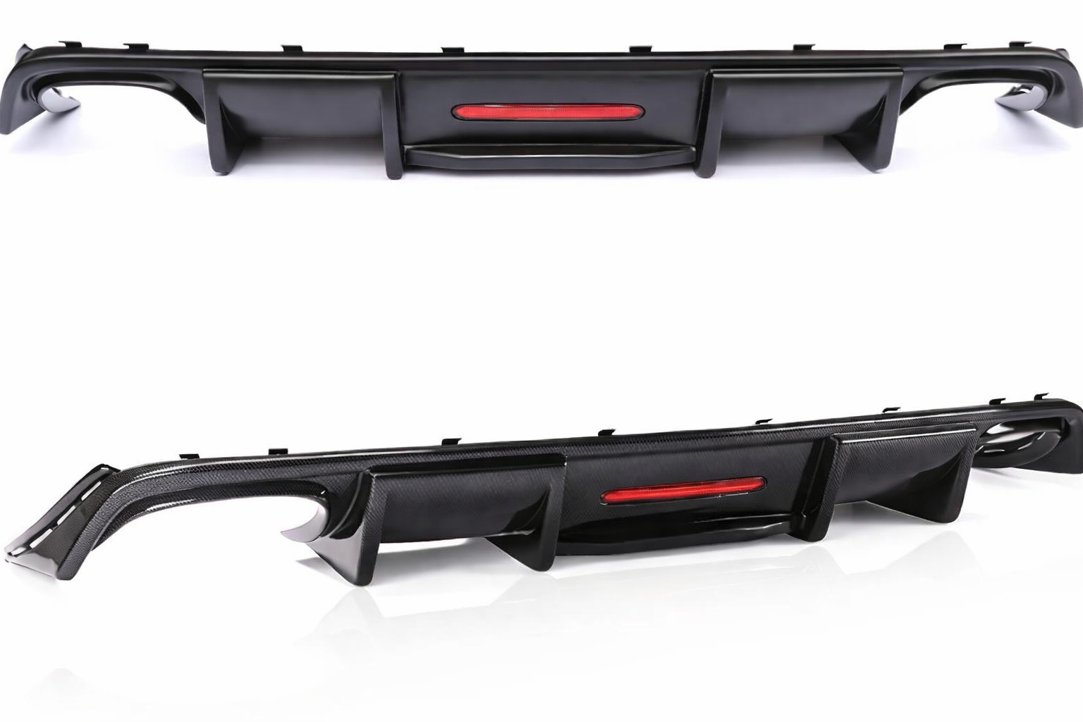 Passat CC Shark Style Rear Diffuser Bumper Lip with LED Light – Volkswagen Passat CC (2009–2017)