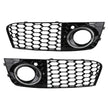 Audi A4 B8 Honeycomb Fog Light / Open Vent Grilles
