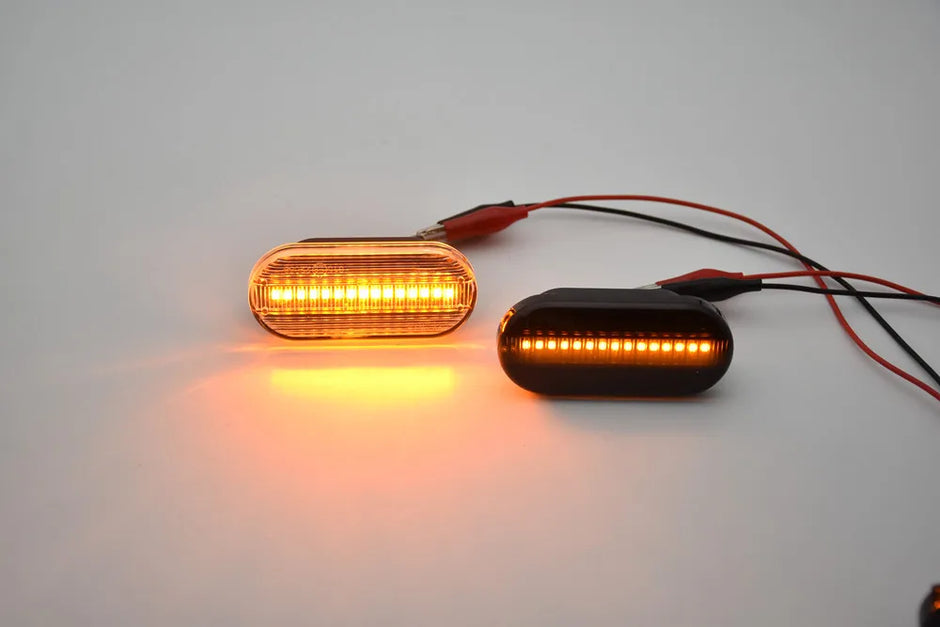 Dynamic LED Side Marker Indicator Set (Smoked Black) – VAG (2pcs)