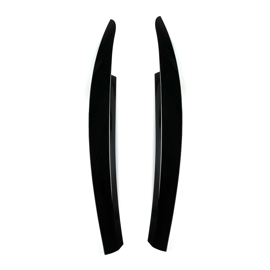 Headlight Eyebrow Eyelid Trim Covers (Gloss Black) – VW Scirocco 2008–2017 (Pair)