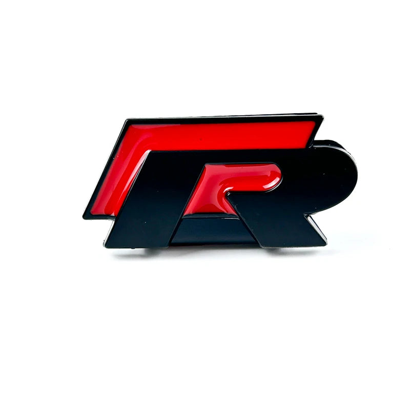 3D Metal R Badge Car Grille Emblem Sticker – Volkswagen