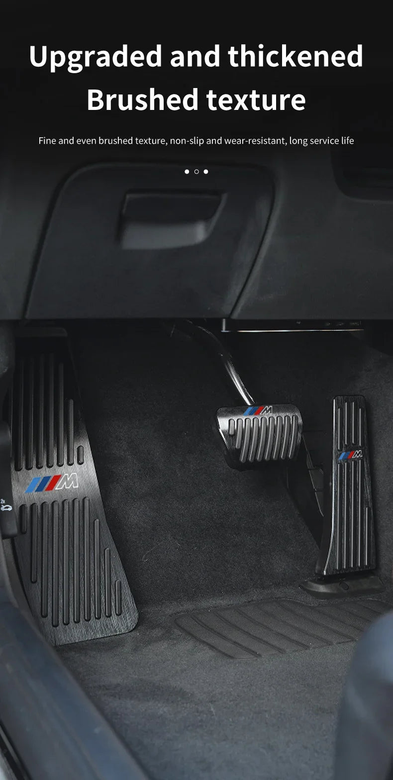 BMW M-Style Pedal Cover Set (2pcs) — Variant: F20 / F48 / F39