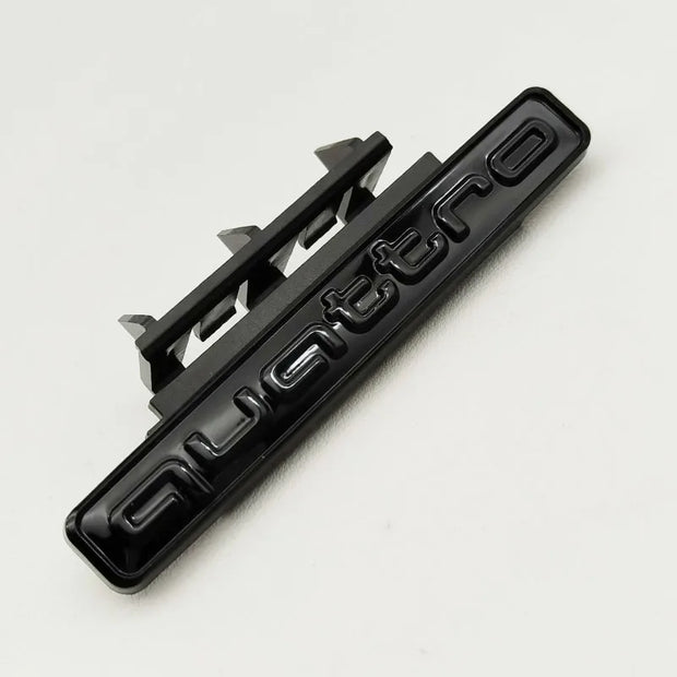 Audi “quattro” Front Grille Emblem Badge – 95mm (3D ABS)