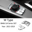 BMW 3/4 Series Centre Console / Gear-Shift Trim Sticker (Carbon-look)