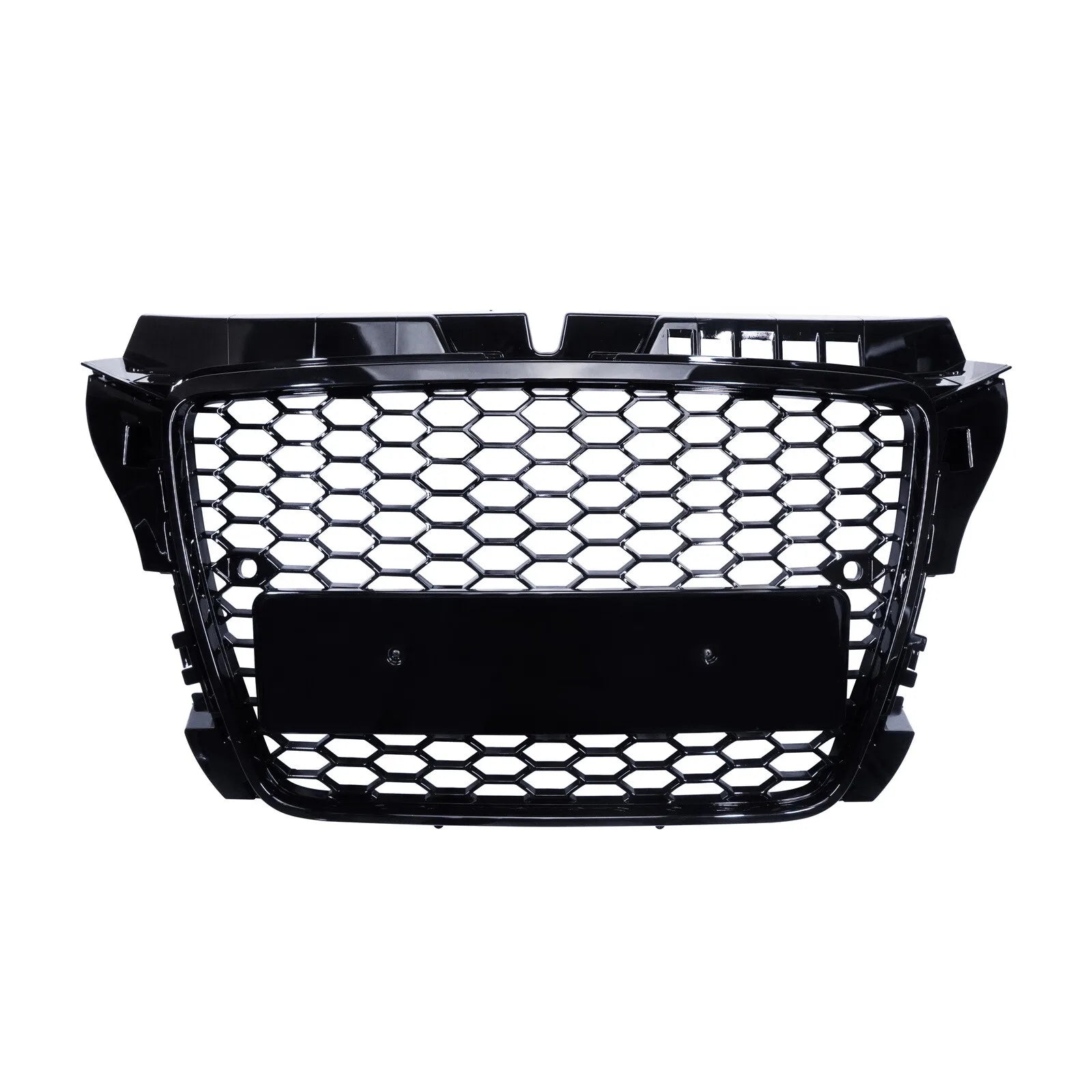 Audi A3 (8P) RS-Style Honeycomb Front Bumper Grille – Gloss Black (08–12)