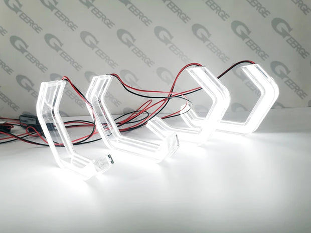 LED Angel Eyes Halo Rings (Concept M4 Style) – SEAT Leon Mk2 1P (2005–2012) Xenon Headlights