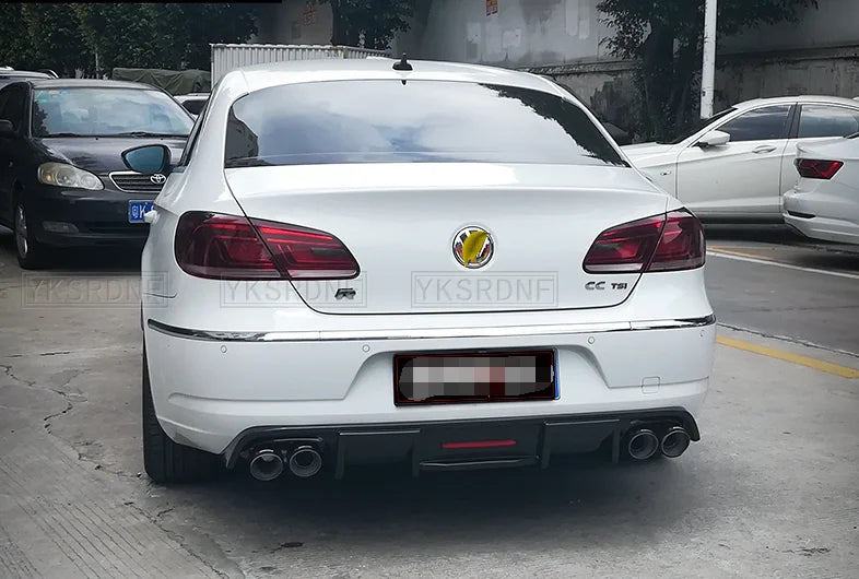 Passat CC Shark Style Rear Diffuser Bumper Lip with LED Light – Volkswagen Passat CC (2009–2017)