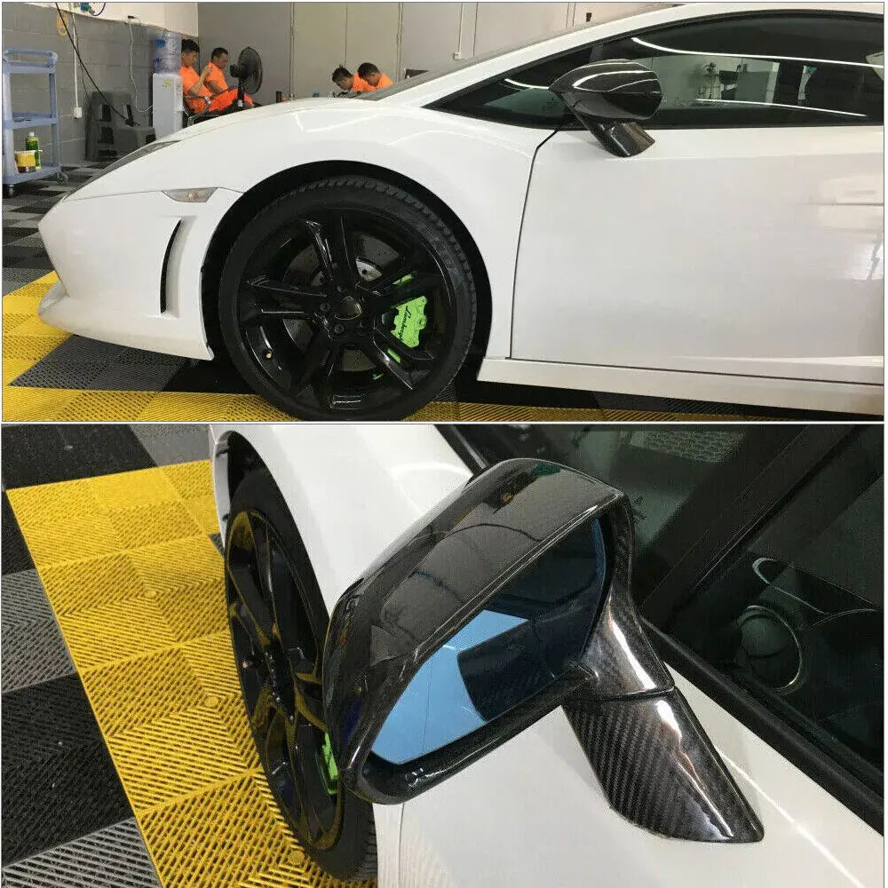 Lamborghini Gallardo (2008–2014) Real Dry Carbon Side Mirror Cover Caps