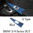 BMW 3/4 Series Centre Console / Gear-Shift Trim Sticker (Carbon-look)