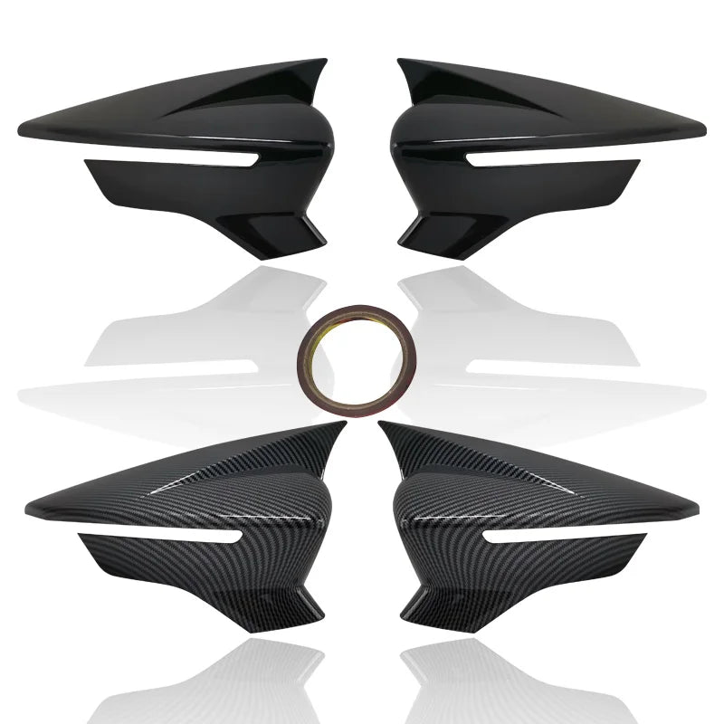 Carbon-Style Wing Mirror Cover Cap Add-Ons (2pcs) – SEAT Leon / Ibiza / Arona (2017–2020)
