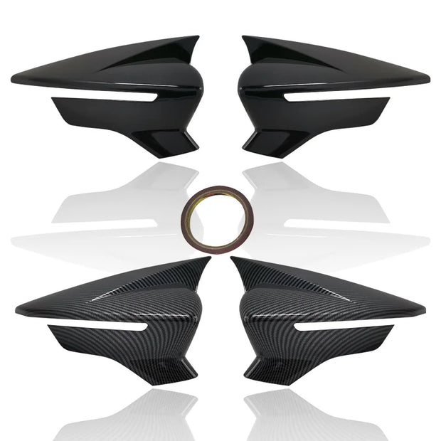 Carbon-Style Wing Mirror Cover Cap Add-Ons (2pcs) – SEAT Leon / Ibiza / Arona (2017–2020)