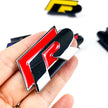 3D Metal R Badge Car Grille Emblem Sticker – Volkswagen