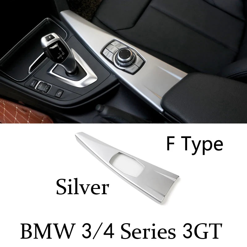 BMW 3/4 Series Centre Console / Gear-Shift Trim Sticker (Carbon-look)