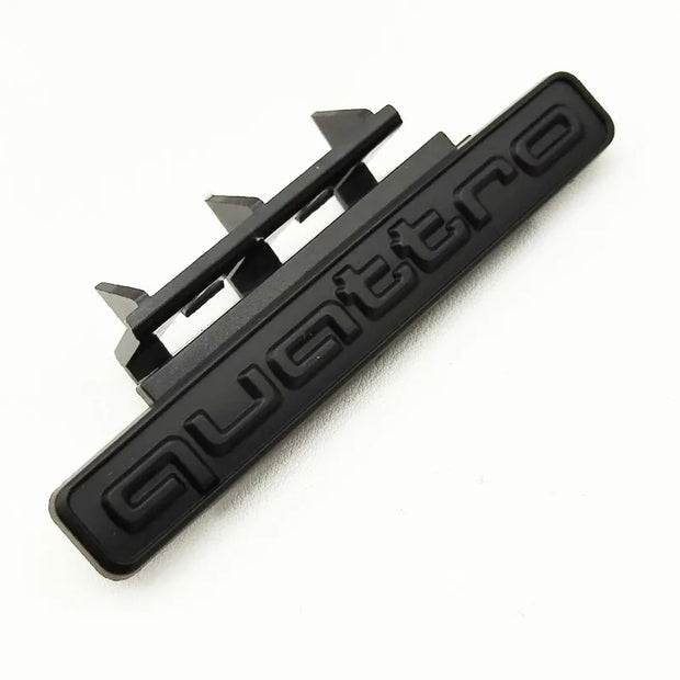 Audi “quattro” Front Grille Emblem Badge – 95mm (3D ABS)