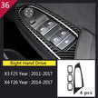 Carbon Fibre Interior Trim Sticker Set (Gearshift / AC / CD / Door Trim) – BMW X3 F25 / X4 F26