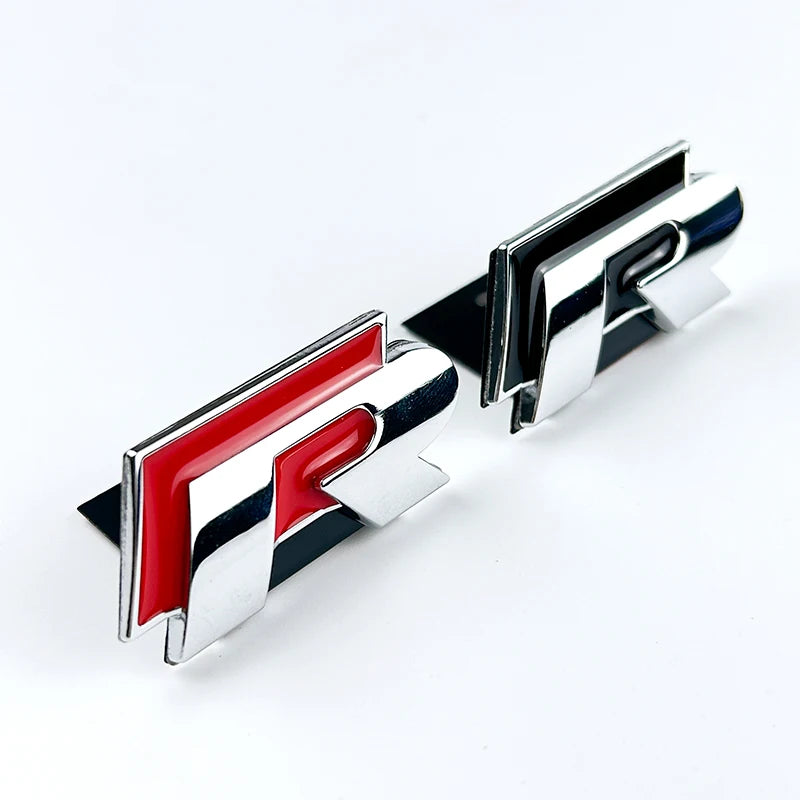 3D Metal R Badge Car Grille Emblem Sticker – Volkswagen