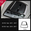 Carbon Fibre Interior Trim Sticker Set (Gearshift / AC / CD / Door Trim) – BMW X3 F25 / X4 F26