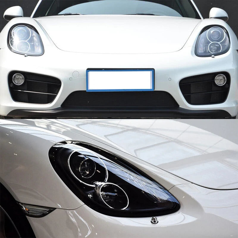 Headlight Lens Cover Pair (2pcs) – Porsche Boxster / Cayman 981 (2014–2016)