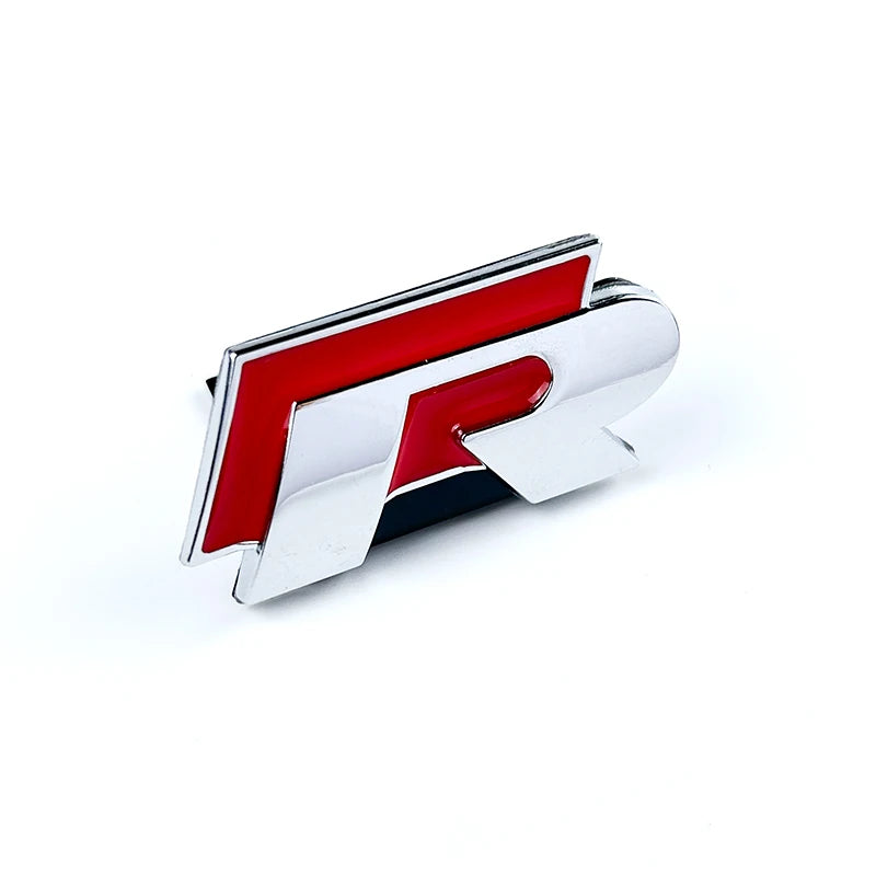 3D Metal R Badge Car Grille Emblem Sticker – Volkswagen