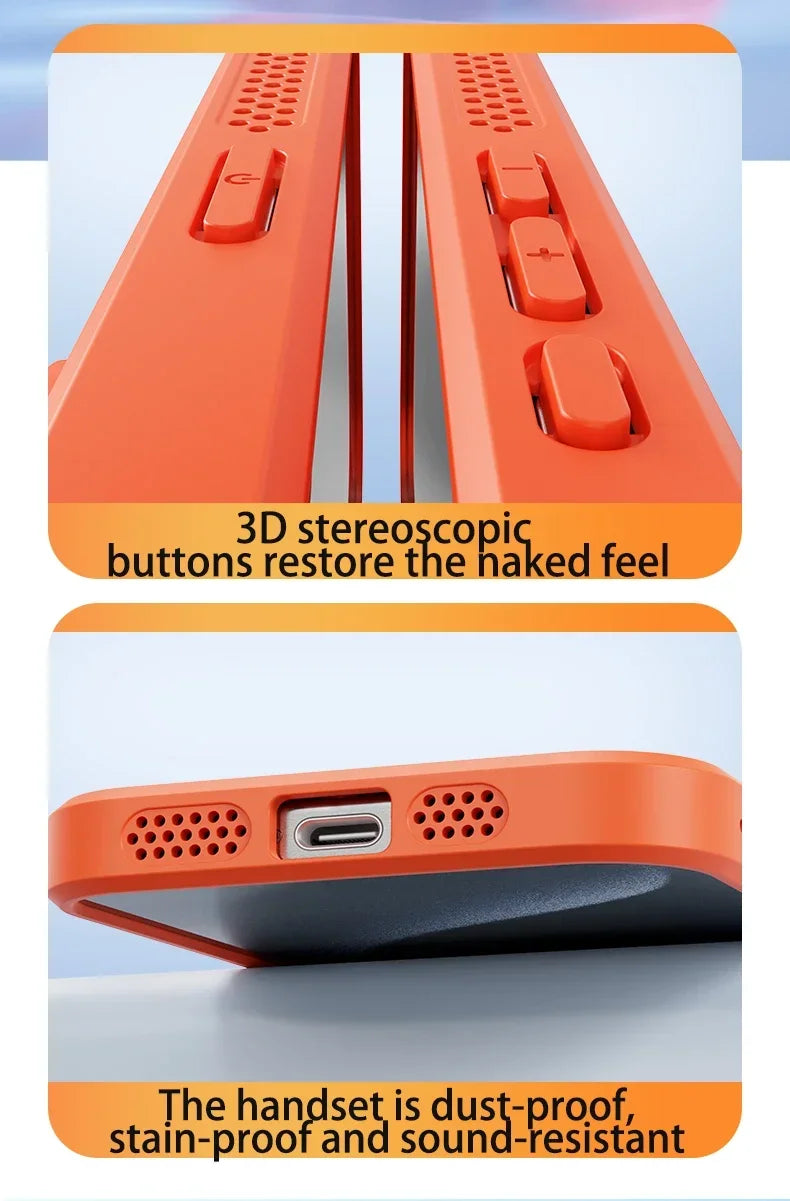 Cooling Phone Case For iPhone 11-17 Hard Back Magnetic For Magsafe