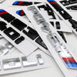 BMW M-Performance Style Rear Boot Badge Letters (Adhesive Emblem)