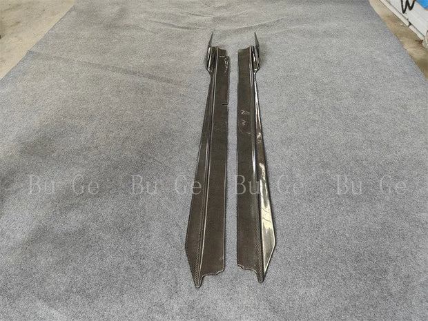 Lamborghini Huracán LP610 V-Style Carbon Fiber Side Skirts (Extended Body Kit)