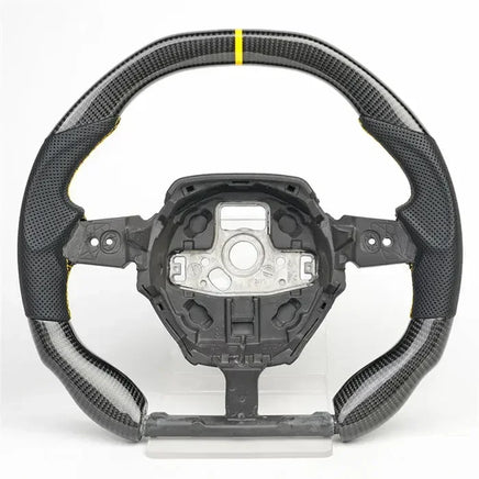 LED Carbon Fiber Steering Wheel (Perforated Leather) for Lamborghini Huracán (2018–2024)