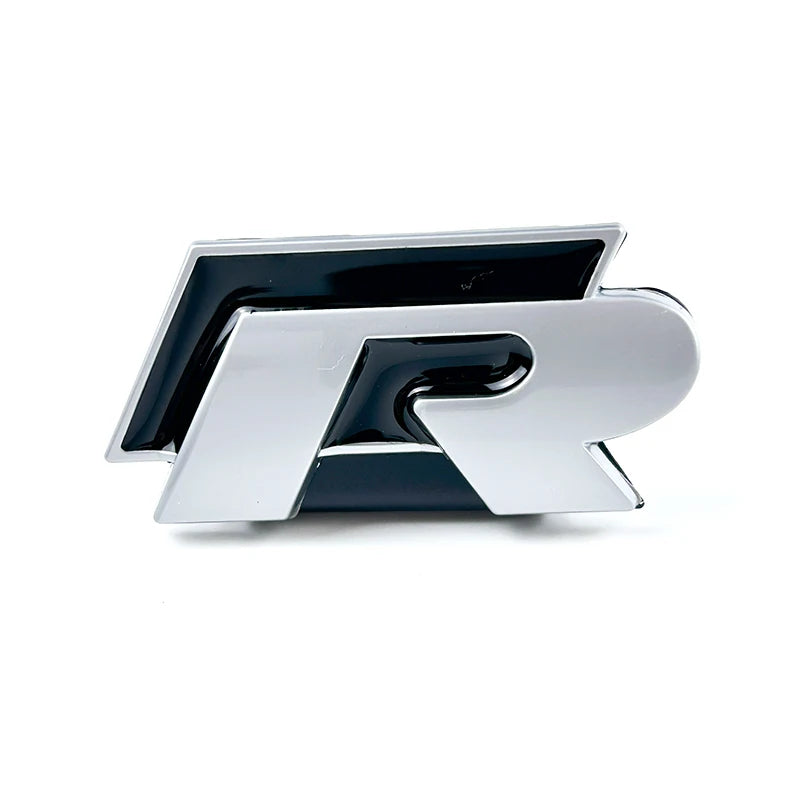 3D Metal R Badge Car Grille Emblem Sticker – Volkswagen