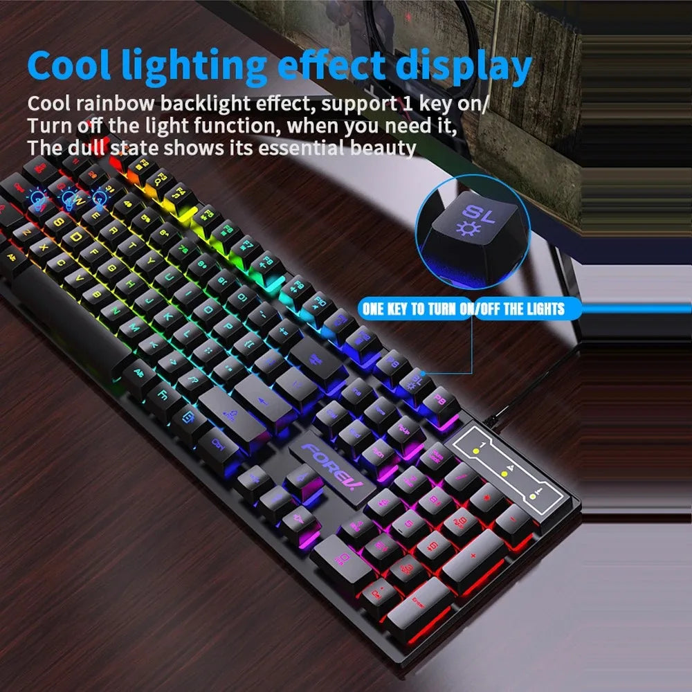 Wired Mechanical Gaming Keyboard RGB for Windows