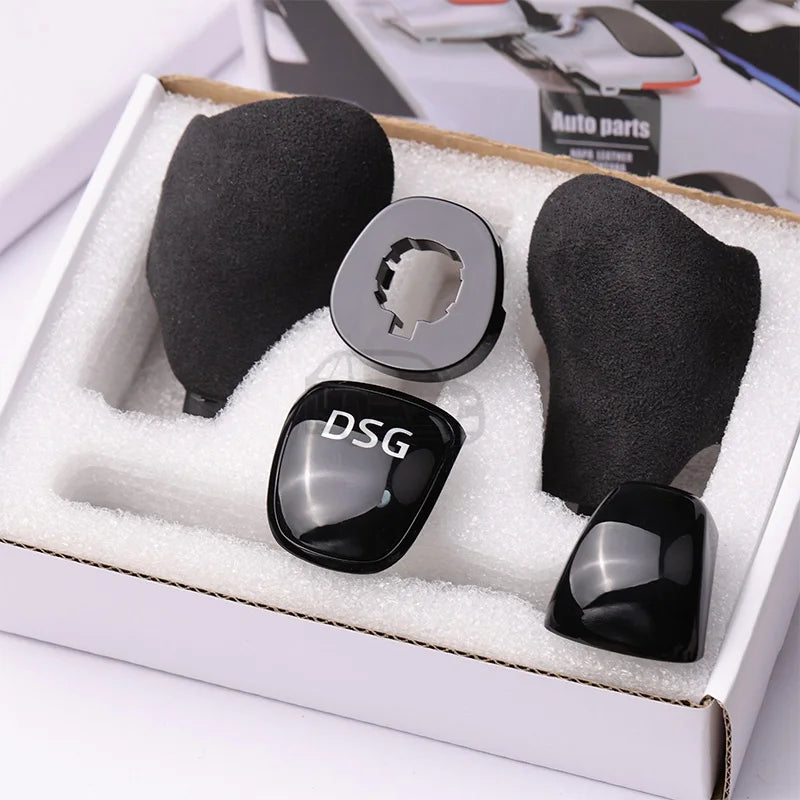 Leather DSG Gear Shift Knob Cover – Skoda Octavia/Superb/Fabia/Yeti (2010–2020)
