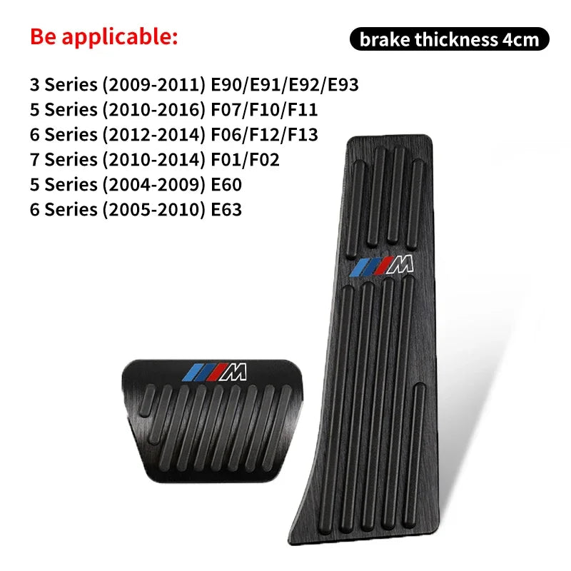 BMW M-Style Pedal Cover Set (2pcs) — Variant: F20 / F48 / F39
