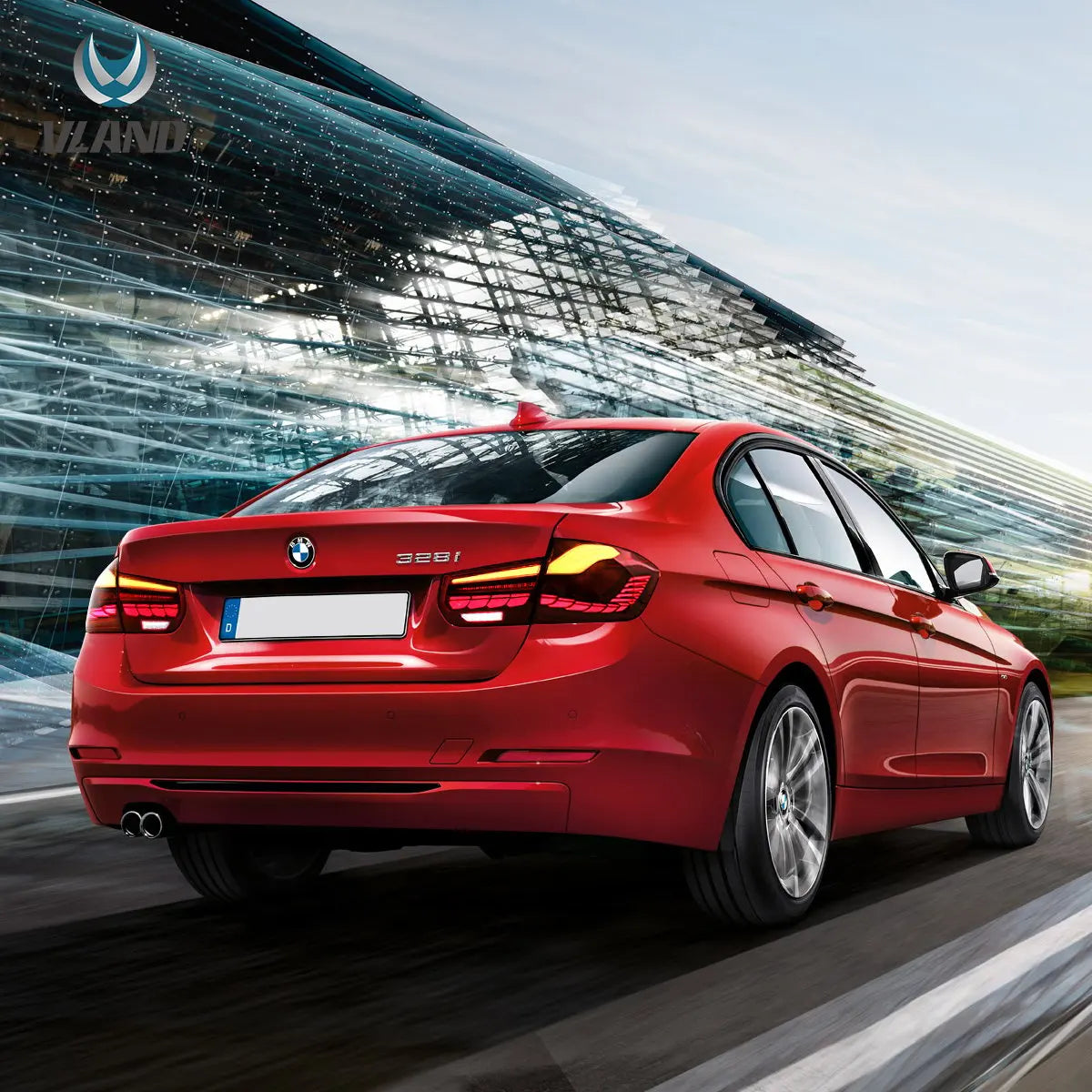 GTS-Style LED Tail Lights for BMW 3 Series F30 / F80 (2012–2019)