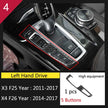 Carbon Fibre Interior Trim Sticker Set (Gearshift / AC / CD / Door Trim) – BMW X3 F25 / X4 F26