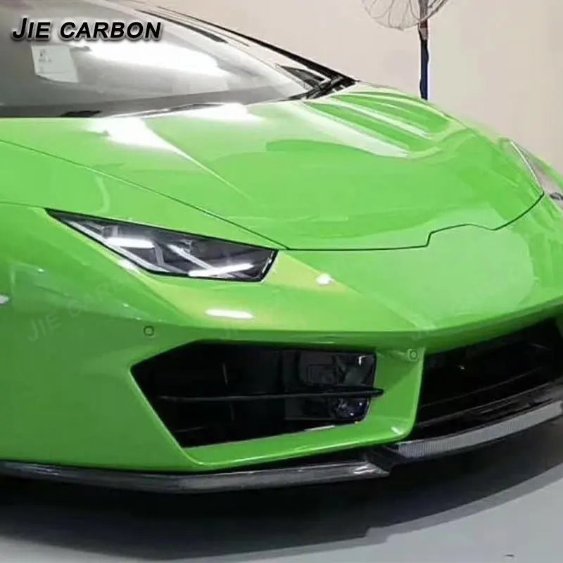 Lamborghini Huracan LP580/LP610 V-Style Front Bumper Lip / Splitter (FRP, Carbon, Forged Carbon)
