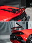 Lamborghini Huracan Carbon Rear Spoiler Tail Fins / Rear Wing Diverters