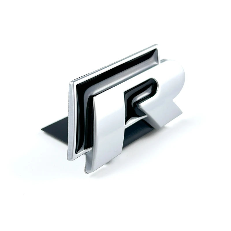 3D Metal R Badge Car Grille Emblem Sticker – Volkswagen