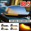 Smoked Dynamic LED Mirror Indicators for Audi A3 8P / A4 B8 / A5