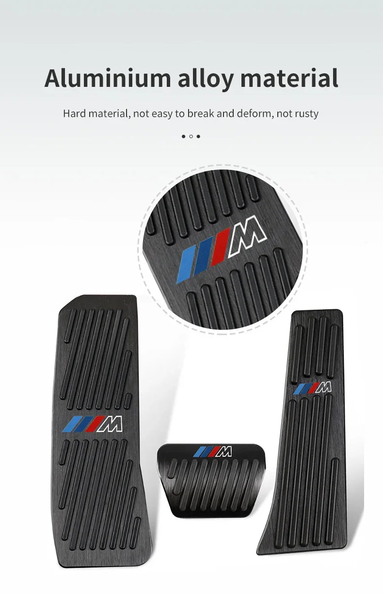 BMW M-Style Pedal Cover Set (2pcs) — Variant: F20 / F48 / F39