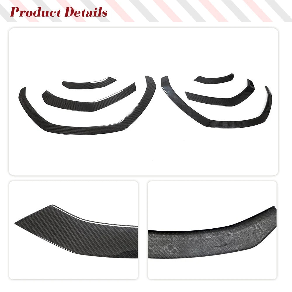 Lamborghini Urus (2018–2021) Real Carbon Fiber Wheel Eyebrow Arch Fender Flares (Set)