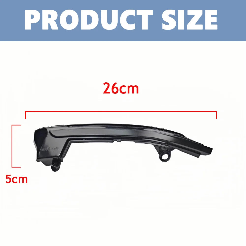Dynamic Sequential LED Wing Mirror Indicator Lights (Pair) – SEAT Ateca / Cupra Ateca (2016–2021)