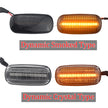 Audi LED Side Marker / Wing Repeater Lights (Smoked Lens, Amber)