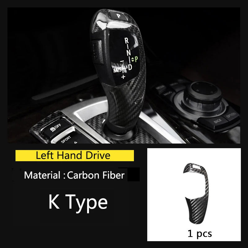 BMW 3/4 Series Centre Console / Gear-Shift Trim Sticker (Carbon-look)