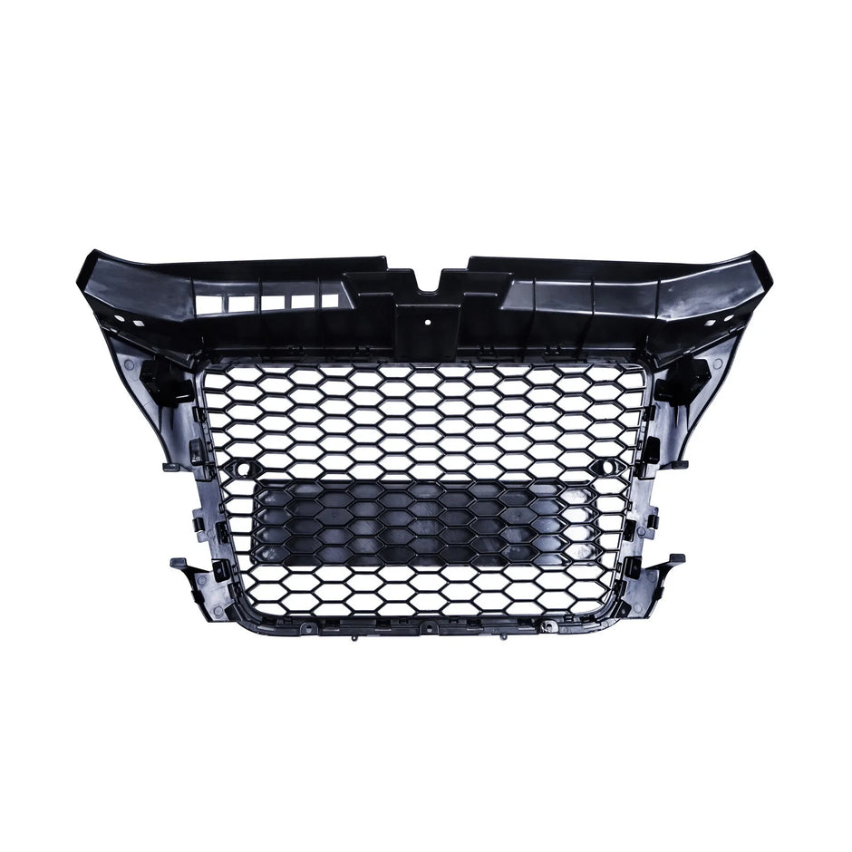 Audi A3 (8P) RS-Style Honeycomb Front Bumper Grille – Gloss Black (08–12)