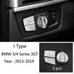 BMW 3/4 Series Centre Console / Gear-Shift Trim Sticker (Carbon-look)