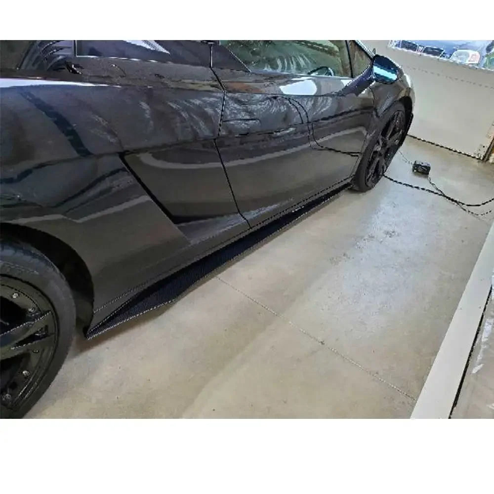 Lamborghini Gallardo (2004–2012) Real Carbon Fiber Side Skirt Extension Splitters