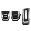 Stainless Steel Pedal Cover Set – VW Golf Mk7 / Seat Ibiza / Audi A1 / Skoda Fabia