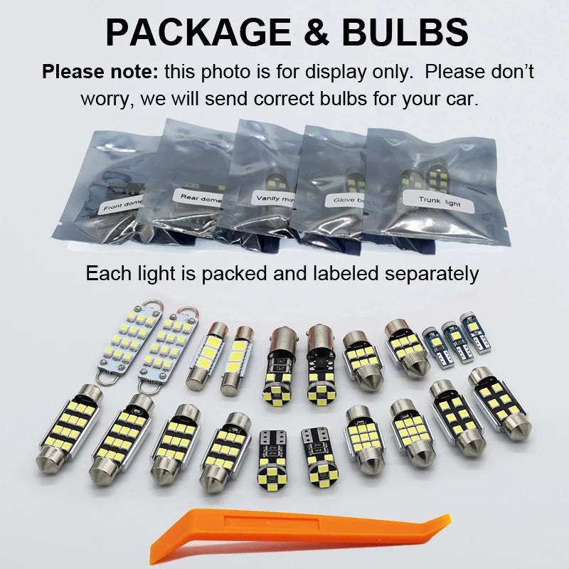 Complete LED Interior Bulb Upgrade Kit – Audi