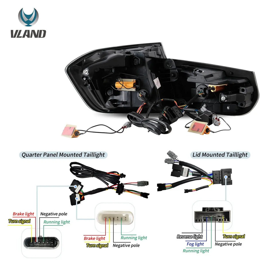 GTS-Style LED Tail Lights for BMW 3 Series F30 / F80 (2012–2019)