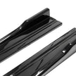 Universal Side Skirt Extensions For Audi (Gloss Black/Carbon)